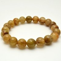 【高品質☆黄金の針が華やかさを放つ】一点物 10mm 【 GHB35・29g】金運上昇、仕事運向上、邪気払い、勝負運、集中力向上、精神力強化 プレゼント 贈り物 水晶 浄化発送 ギフト 京海堂