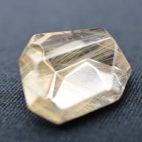 【繊細な金針と神秘的な奥行きが深い！】一点物 ゴールドルチル原石　14g　GHG6　巾着1枚＆座布団付 　金運アップ　成功を引き寄せる石　ビジネス運向上　人間関係　お守り　パワーストーン　贈り物　ギフト　京海堂