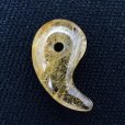 画像4: 【金針の流れが美しい☆】人気 勾玉 ゴールド ルチル クォーツ 一点物【KMr59】お守り効果 力が宿る パワーストーン 勝負運・金運・目標達成 プレゼント 守護石 京海堂