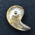 画像4: 【透明感と散りばめられた金針が美しい一品】人気 勾玉 ゴールド ルチル クォーツ 一点物【KMr62】お守り効果 力が宿る パワーストーン 勝負運・金運・目標達成 プレゼント 守護石 京海堂