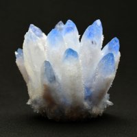 【美しいグラデーションで人気色☆】 一点物 水晶クラスター 浄化・調和・冷静・安心・静けさ 481g GHGC6 専用台座付 贈り物にも最適サイズ ギフト 京海堂