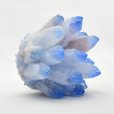 画像8: 【美しいグラデーションで人気色☆】 一点物 水晶クラスター 浄化・調和・冷静・安心・静けさ 481g GHGC6 専用台座付 贈り物にも最適サイズ ギフト 京海堂 (8)