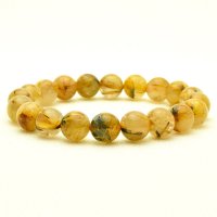 【成功への加速！！】　タイチンルチル 太陽放射ルチル ブレスレット 10mm　一点物【GHB108】ルチルクォーツブレスレット 仕事運 金運 人間関係 成功を掴む 最強ルチル　プレゼント　贈り物　太陽放射　水晶　30g　浄化発送 ギフト　京海堂