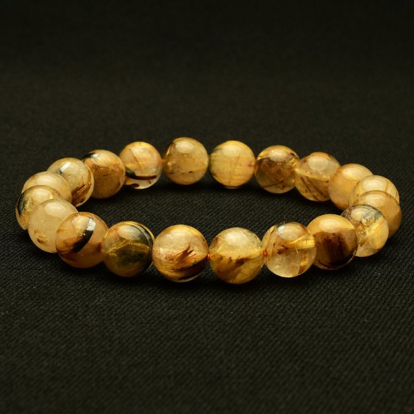 画像3: 【成功への加速！！】　タイチンルチル 太陽放射ルチル ブレスレット 10mm　一点物【GHB108】ルチルクォーツブレスレット 仕事運 金運 人間関係 成功を掴む 最強ルチル　プレゼント　贈り物　太陽放射　水晶　30g　浄化発送 ギフト　京海堂