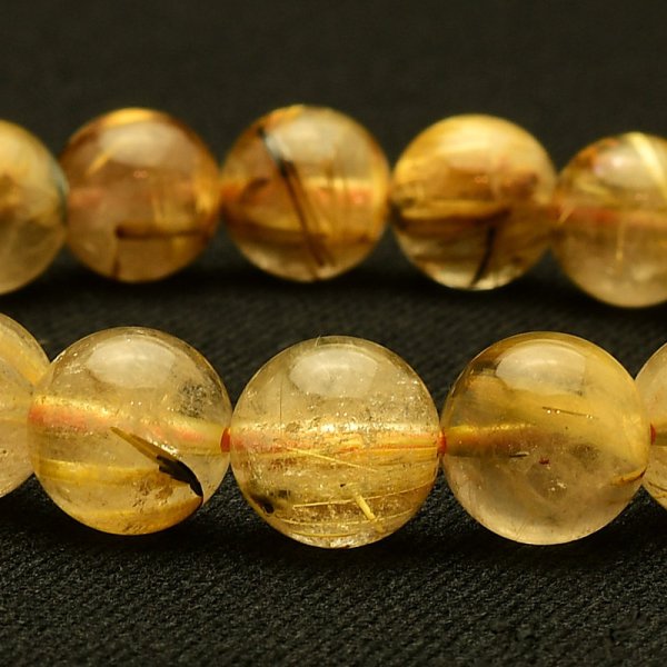 画像7: 【シャトヤンシー効果が美しい☆】 太陽放射ルチル ブレスレット 10mm 一点物【GHB109】ルチルクォーツブレスレット 仕事運 金運 人間関係 成功を掴む 最強ルチル プレゼント 贈り物 太陽放射 水晶 30g 浄化発送 ギフト 京海堂