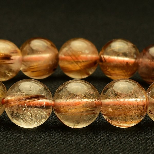 画像6: 【濃密な輝きが美しい】　タイガールチル ブレスレット 11mm　一点物【GHB111】ルチルクォーツブレスレット 仕事運 金運 集中力 判断力 プレゼント　贈り物　太陽放射　水晶　35g　浄化発送 ギフト　京海堂