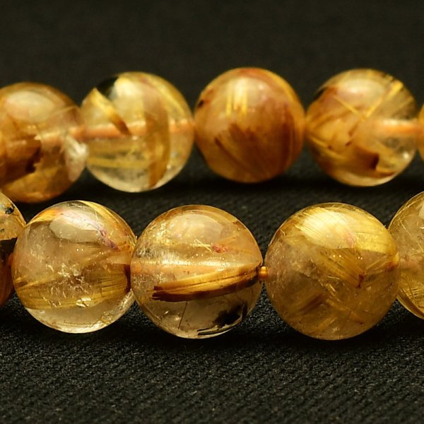 画像7: 【輝きの中に奇跡が光る逸品】ゴールドルチルクォーツ　タイチンルチル 太陽放射 一点物 10mm 【 GHB113・30g】虹入り 金運上昇、仕事運向上、邪気払い、集中力向上、精神力強化 プレゼント 贈り物 水晶 浄化発送 ギフト 京海堂