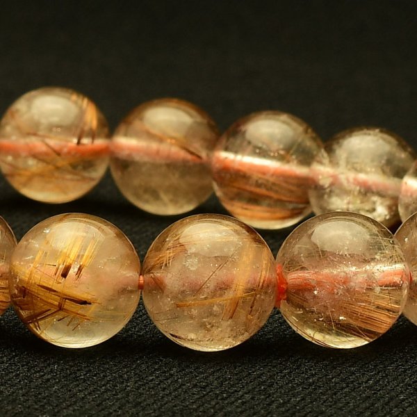 画像7: 【濃密な輝きが美しい】　タイガールチル ブレスレット 11mm　一点物【GHB111】ルチルクォーツブレスレット 仕事運 金運 集中力 判断力 プレゼント　贈り物　太陽放射　水晶　35g　浄化発送 ギフト　京海堂