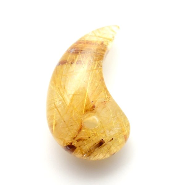 画像2: 【黄金ルチルの集合体☆】人気 勾玉 ゴールド ルチル クォーツ 一点物【KMr60】お守り効果 力が宿る パワーストーン 勝負運・金運・目標達成 クリスマスプレゼント 守護石 京海堂