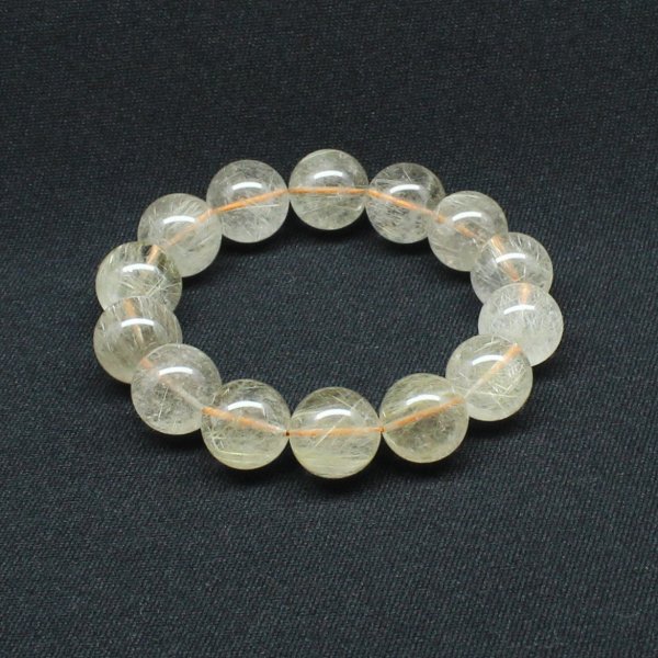 画像3: 綺麗な金針 ゴールドルチル【約16-17mm大玉ブレス】一点物【GHB114】ルチルクォーツブレスレット 無数の針が存在感を放ち地球のパワーを感じる一品 金運上昇 仕事運向上 クリスマスプレゼント 贈り物 水晶 86ｇ 浄化発送 ギフト 京海堂