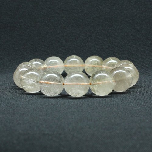 別のアングル写真2: 綺麗な金針 ゴールドルチル【約16-17mm大玉ブレス】一点物【GHB114】ルチルクォーツブレスレット 無数の針が存在感を放ち地球のパワーを感じる一品 金運上昇 仕事運向上 クリスマスプレゼント 贈り物 水晶 86ｇ 浄化発送 ギフト 京海堂