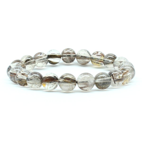 画像11: レア物 マルチルチルクォーツ レッド＆ブラウン カラールチル【約9mm ±0.5ブレス】一点物【 GHB118】無数の鉱物が入り　パワーを感じる一品 金運上昇 仕事運向上 クリスマスクリスマスプレゼント 贈り物 水晶 23ｇ 浄化発送 ギフト 京海堂