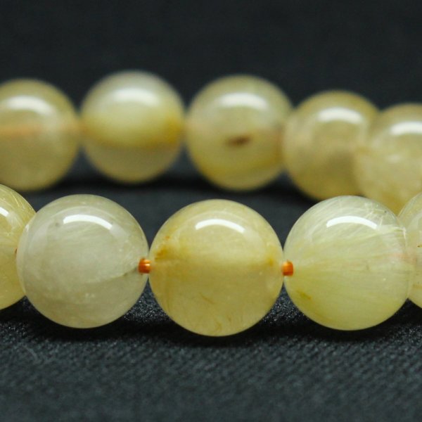 画像11: 金運上昇 ゴールドルチル【GHB122】 11mm 35g 一点物【クリーミーなカラーが綺麗なルチルクォーツブレスレット 仕事運向上、直感力向上、集中力向上、精神力強化 クリスマスプレゼント 贈り物 水晶 浄化発送 ギフト 京海堂
