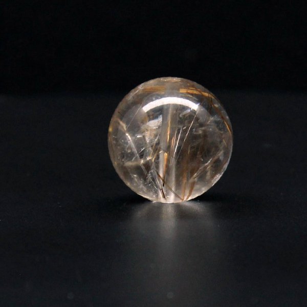 画像6: 2珠セット ブラウン＆コッパーカラーが魅力の14mm 金針が美しい一点物 ルチルクォーツ 【GHTU28 8g】粒売り ハンドメイド 交換用ゴム付＆巾着1枚 【金運・ビジネス運・人間関係・目標達成】 金針水晶 お守り効果 ご褒美 お揃い ギフト 京海堂