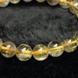画像7: お試し現品価格！金針水晶ゴールドルチル８ミリ数珠ブレスレット！Ｒ１４５