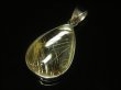画像2: 写真現品一点物　透明感抜群　ゴールドルチルペンダントトップ　ＫＧＲ８　金針水晶　シルバー９２５　天然石　パワーストーン　人気　ネックレス　ルチルクォーツ