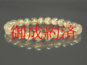 画像: 透明感抜群　現品一点物　ゴールドタイチンルチルブレスレット　金針水晶天然石数珠　8ミリ　ＲＳ４　開運招来　レディースメンズ　パワーストーン　ルチル　開運　１点物　目玉　ギフト　贈り物