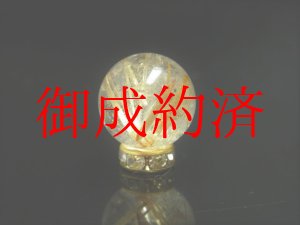 画像: お勧め 現品一点物 １２ミリ タイチンルチル クォーツ 金針水晶 ＫＹＴ５９ Ｖ字 ハンドメイド  天然石 パワーストーン 開運 最強金運 ハンドメイド ビーズ 　　  神無月 十三夜 ハロウィン 七五三 誕生日 リメイク 　　 ギフト