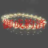画像: 透明感抜群 ９－１０ミリ 現品一点物 ゴールドルチル ブレス 父の日 母の日プレゼント 贈り物 金針水晶 数珠 ２６ｇ ＳＧＲ２１ 最強金運 パワーストーン ルチル 水晶 １点物 送料無料  誕生日 ギフト 贈り物 プレゼントにも