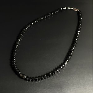 画像: お勧めの一品  ヘマタイト  ブラックスピネル  パワーストーン  磁気  ネックレス  jn1  / 誕プレ 魔除け 運気向上 お揃い プレゼント お祝  高品質 / 京海堂