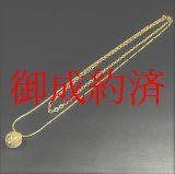 画像: 流行りの2連ネックレス  現品一点物  レインボー入り太陽放射ルチル  ネックレス  nr5  オメガステーション＆マリーナチェーン  ケース付  虹入り水晶  最強金運  パワーストーン  316Lステンレス  42/50cmで長さが選べます  天然石  ルチル  開運  1点物  誕生日  贈り物   /クリスマスプレゼント お祝 高品質 / 京海堂