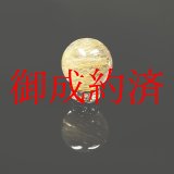 画像: 無数のルチルが最高級  １０ミリ 現品一点物 1粒売り ゴールドルチル クォーツ 金針水晶 ＫＹＧ４２ ハンドメイド 天然石 パワーストーン 開運 最強金運 ビーズ  誕生日 贈り物  送料無料 京海堂 プレゼントにも ギフト