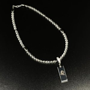 画像: 自然治癒力を引き出すパワーストーン  梵字彫テラヘルツプレート  本水晶  クリスタル  ヘマタイト  磁気  ネックレス  健康  開運  天然石  TER1  / 誕プレ 魔除け 運気向上 お揃い プレゼント お祝  高品質 / 京海堂