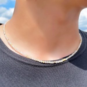 画像: 最高峰の一品  トライアングルカット  K18ゴールド  ダイヤカット  ゴールドルチル  ネックレス  GRKn2  / プレゼント お祝 高品質 / 京海堂