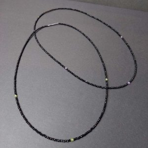 画像: 1月から12月までの誕生石/ペア価格  64面カットオニキス  ネックレス  長さとお好み3石ずつをセレクト  クラスプタイプ  お守り効果  / 誕プレ 魔除け 運気向上 お揃い プレゼント お祝  高品質 / 京海堂