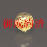 画像: 透明度抜群で虹が素敵  17ミリ  一点物  1粒売り  ゴールドルチル  パワー充填の座布団付 SPR24  金針水晶  お守り効果  必勝祈願  贈り物   /クリスマスプレゼント お祝 高品質 / 京海堂