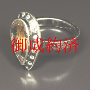 画像: 燻し銀の中に輝く金針が美しい  一点物  タイチンルチルリング  TRR2  14号  シルバー925  指輪  金針水晶  お守り効果  勝ち運  贈り物   /プレゼント お祝 高品質 / 京海堂