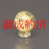 画像: ダブルクロスがカッコいい  １０ミリ 一点物 1粒売り ゴールド タイチンルチル ＫＴＴ３２ 貫通穴あり 水晶のお守り効果   贈答品 ギフト 京海堂