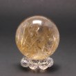 画像11: 透明感と綺麗な金針魅力のスフィア  一点物  ゴールド  タイチンルチル  スフィア  約23mm  16g  GHRSF10【動画有】  縁起が良い  水晶のお守り効果  目標達成の力  誕生日  贈り物   /プレゼント お祝 高品質 / 京海堂