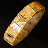 画像: 【地球からの贈物、太陽放射ルチルバングル】 天然石 約16mm 一点物 【GHB29・58g】 大開運セット 最強金運 金針水晶のお守り効果 ギフト 太陽放射ルチルバングルをお求めなら京海堂
