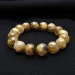 画像7: 【密に放たれた黄金針×艶やか光沢の逸品】14mm 一点物【GHB46】太陽放射ルチルクォーツブレスレット 成功・財運・行動力 プレゼント 贈り物 水晶 70g 浄化発送 ギフト 京海堂