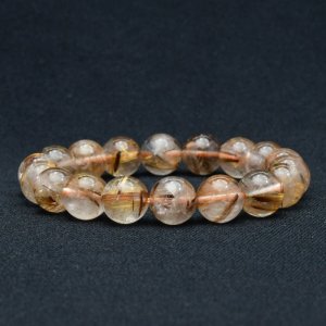 画像: 【美しく輝く繊細な金茶針】11mm　 タイガールチル一点物【GHB64】 成功運 勝負 向上心 金運 仕事運 集中力 高品質 プレゼント 贈り物 天然石35ｇ 浄化発送 メンズ レディース ギフト 京海堂