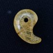 画像2: 【チャンスを呼び込む金針のたすき掛け☆】人気 勾玉 ゴールド ルチル クォーツ 一点物【KMr66】自分らしく 道を切り開く 勝負運・金運・目標達成 プレゼント 守護石 京海堂