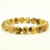 画像: 【運気を爆発させるパワー！】　タイチンルチル 太陽放射ルチル ブレスレット 10mm　一点物【GHB106】ルチルクォーツブレスレット 仕事運 金運 人間関係 成功を掴む 最強ルチル　プレゼント　贈り物　太陽放射　水晶　32g　浄化発送 ギフト　京海堂