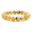 画像1: 【光輝・極太針☆】　タイチンルチル 太陽放射ルチル ブレスレット 11-12mm　一点物【GHB103】ルチルクォーツブレスレット 仕事運 金運 人間関係 成功を掴む　プレゼント　贈り物　太陽放射　水晶　40g　浄化発送 ギフト　京海堂