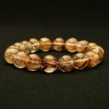 画像: 【濃密な輝きが美しい】　タイガールチル ブレスレット 11mm　一点物【GHB111】ルチルクォーツブレスレット 仕事運 金運 集中力 判断力 プレゼント　贈り物　太陽放射　水晶　35g　浄化発送 ギフト　京海堂