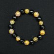 画像3: 【最強の皇帝龍】10ミリ×8mm MIX数珠 五芒星 皇帝龍 ドラゴンアゲート タイチンルチル ブラックスピネル【ブレスレット】 【石言葉*「成功」「情熱」「勝利」「強運」「洞察力」「家族円満」お守り効果 贈り物 ご褒美 お揃い mix4rs1 京海堂