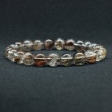 画像: 迫力と美しさを持つ  9ミリ  一点物  コッパータイチンルチル  クォーツ  ブレス   25g  miSe11  開運セット  お守り効果  ギフト  / 誕プレ 魔除け 運気向上 お揃い プレゼント お祝  高品質 / 京海堂