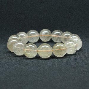 画像: 綺麗な金針 ゴールドルチル【約16-17mm大玉ブレス】一点物【GHB114】ルチルクォーツブレスレット 無数の針が存在感を放ち地球のパワーを感じる一品 金運上昇 仕事運向上 クリスマスプレゼント 贈り物 水晶 86ｇ 浄化発送 ギフト 京海堂