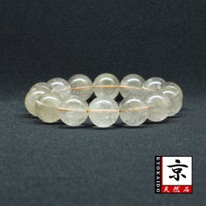 画像: 綺麗な金針 ゴールドルチル【約16-17mm大玉ブレス】一点物【GHB114】ルチルクォーツブレスレット 無数の針が存在感を放ち地球のパワーを感じる一品 金運上昇 仕事運向上 クリスマスプレゼント 贈り物 水晶 86ｇ 浄化発送 ギフト 京海堂