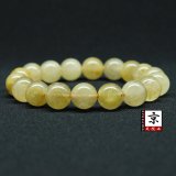画像: 金運上昇 ゴールドルチル【GHB122】 11mm 35g 一点物【クリーミーなカラーが綺麗なルチルクォーツブレスレット 仕事運向上、直感力向上、集中力向上、精神力強化 プレゼント 贈り物 水晶 浄化発送 ギフト 京海堂