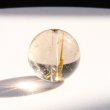画像3: V型 金針が魅力の1点！13.5ミリ タイチン太針ルチル【GHTU4・4g】 一点物 1粒売り ハンドメイド 交換用ゴム付＆巾着1枚 【勝負運向上・金運・家族円満・受験合格】 金針水晶 お守り効果 ご褒美 お揃い ギフト 京海堂