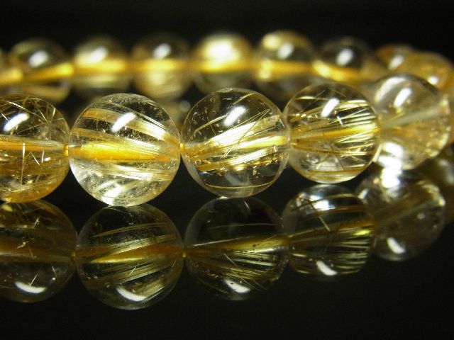 画像: 【写真現物】 透明度抜群　金針の輝きがスゴイ　タイチンルチルブレスレット　金針水晶数珠　１０－１１ミリ　３２ｇ　現品一点物　ＴＴＲ８　　最高級　最強金運パワーストーン　ルチル　水晶　１点物　送料無料　メンズ　レディース