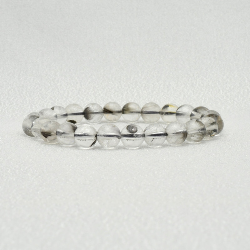 画像: 小粒で個性的☆ プラチナルチル【人気のプラチナがこの価格】 7mm 一点物【mise17・12g】ルチルクォーツブレスレット 目標達成・成功・人間関係・精神の安定 プレゼント 贈り物 水晶 浄化発送 ギフト 京海堂