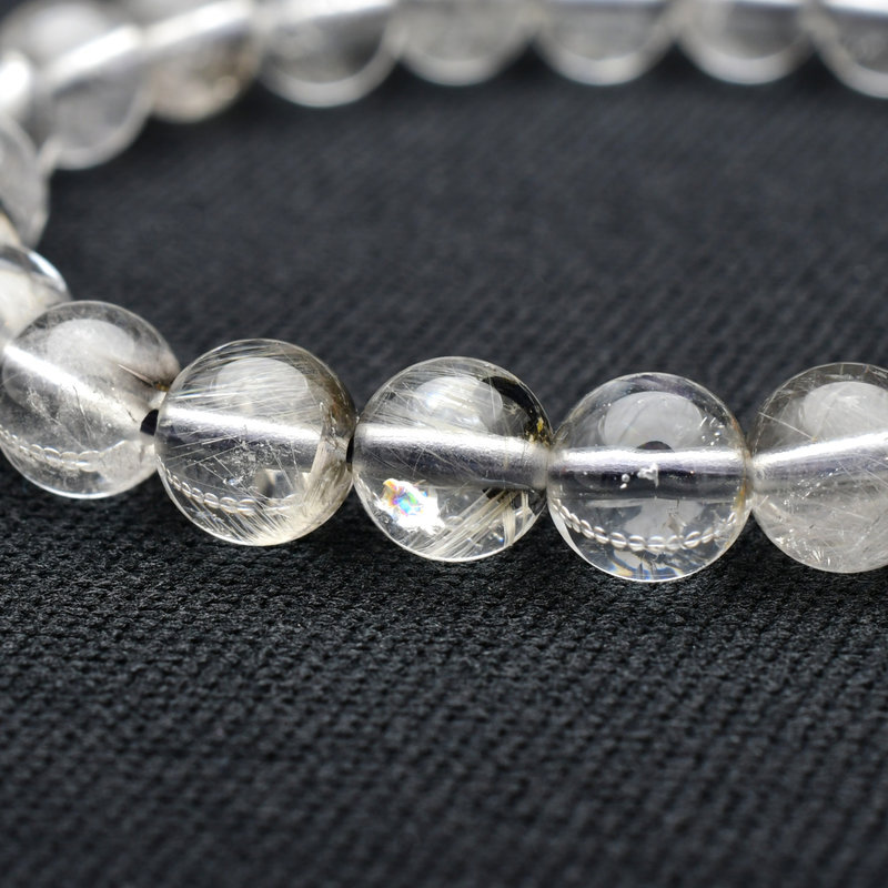 画像11: 小粒で個性的☆ プラチナルチル【人気のプラチナがこの価格】 7mm 一点物【mise17・12g】ルチルクォーツブレスレット 目標達成・成功・人間関係・精神の安定 プレゼント 贈り物 水晶 浄化発送 ギフト 京海堂