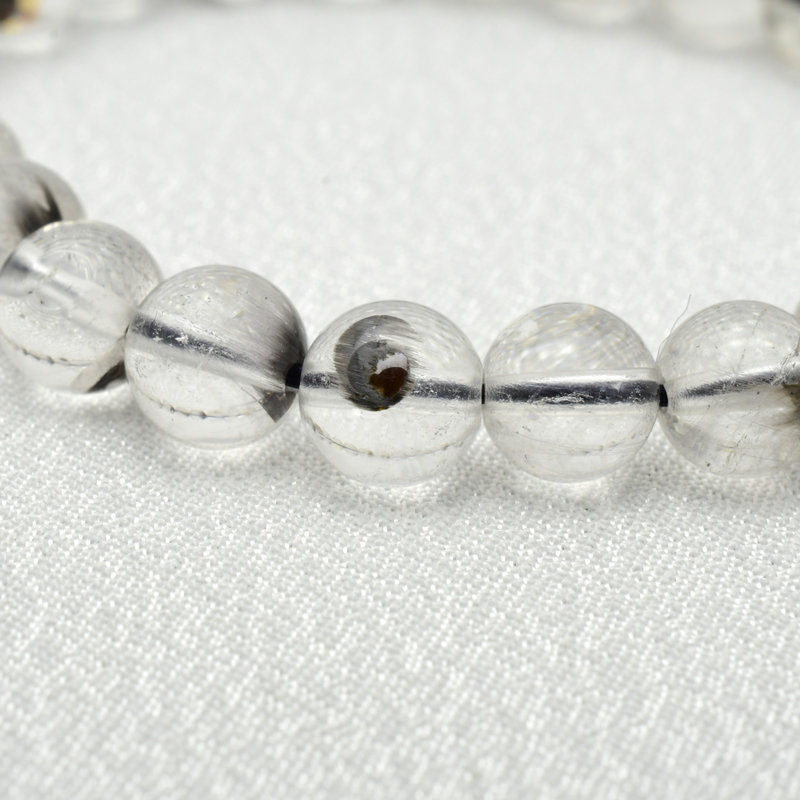 画像7: 小粒で個性的☆ プラチナルチル【人気のプラチナがこの価格】 7mm 一点物【mise17・12g】ルチルクォーツブレスレット 目標達成・成功・人間関係・精神の安定 プレゼント 贈り物 水晶 浄化発送 ギフト 京海堂